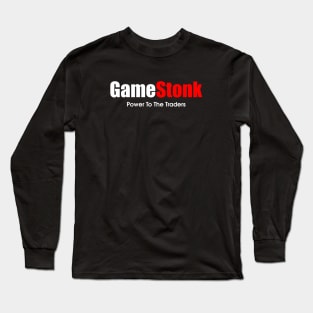 Wallstreetbets WSB GameStonk Stock Market Day Options Trader Long Sleeve T-Shirt